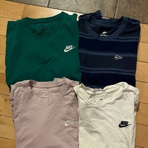 Nike Tee in Light Pink with Logo